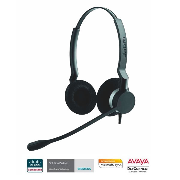 cuffia usb jabra biz2300 duo ms lync